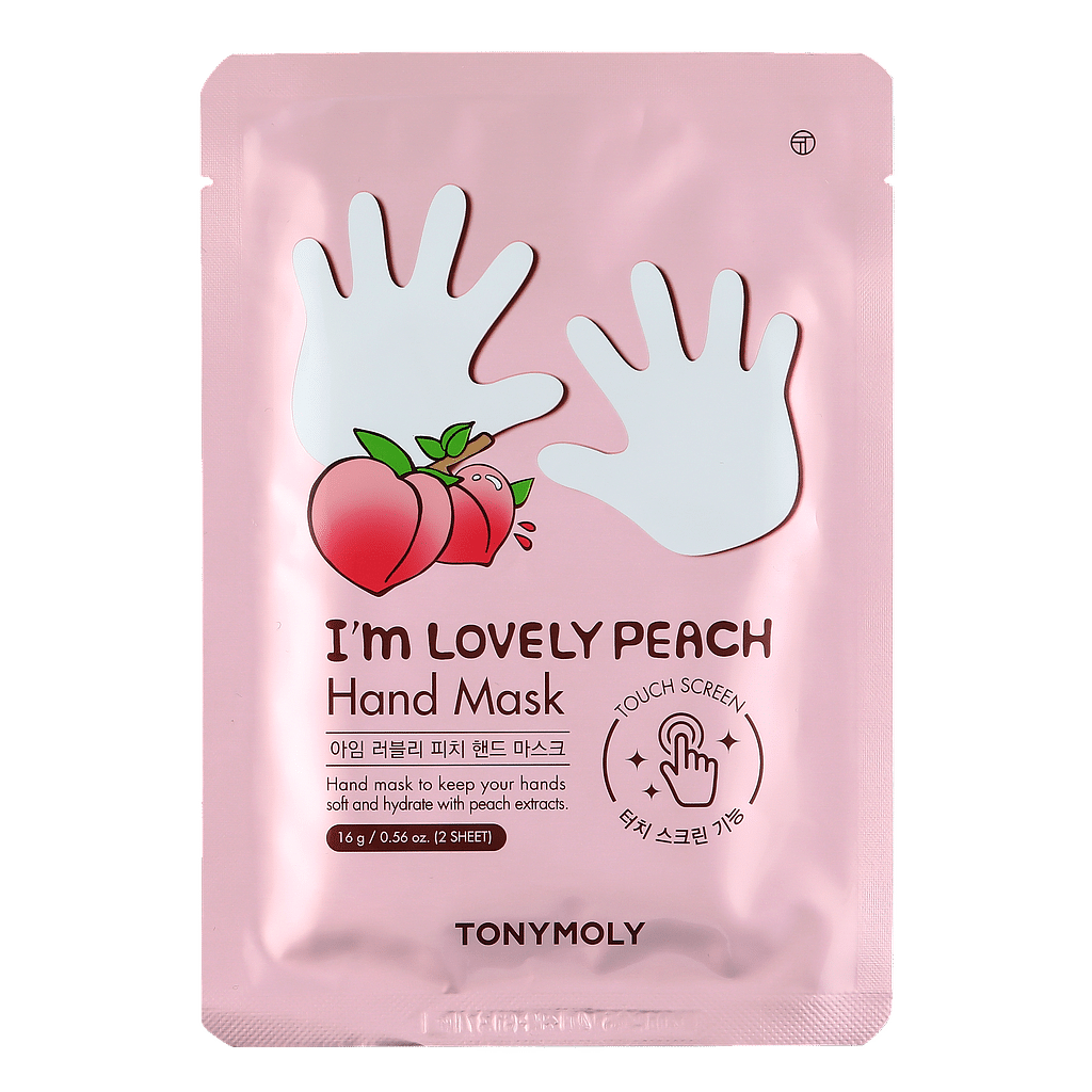 I'm lovely peach hand mask