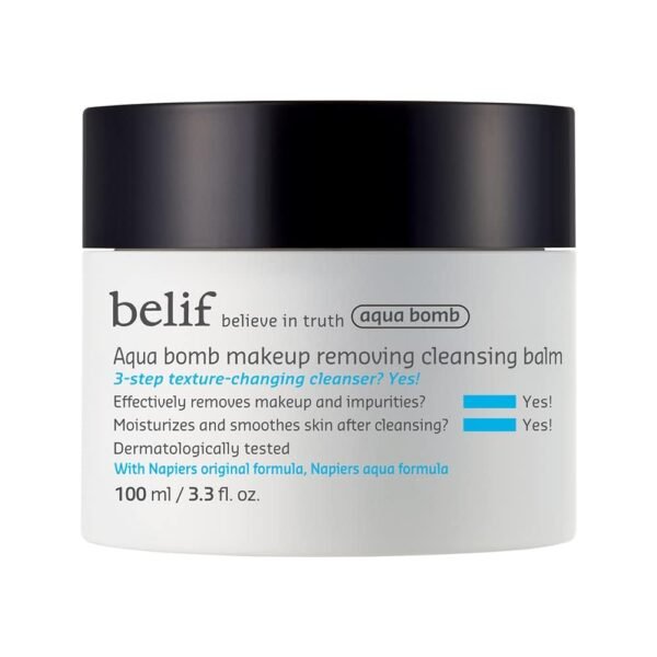 Belif Aqua bomb makeup removing cleansing balm